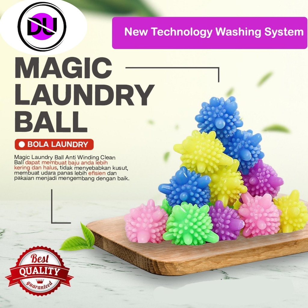 Bola Mesin Cuci Anti Kusut Laundry Magic Ball Pakaian Baju Celana Bersih Import Laundri Praktis