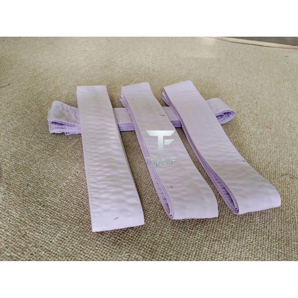sabuk pencak silat 5 cm x 2,5 m putih polos/kain drill PE/Sabuk IPSI/sabuk siswa