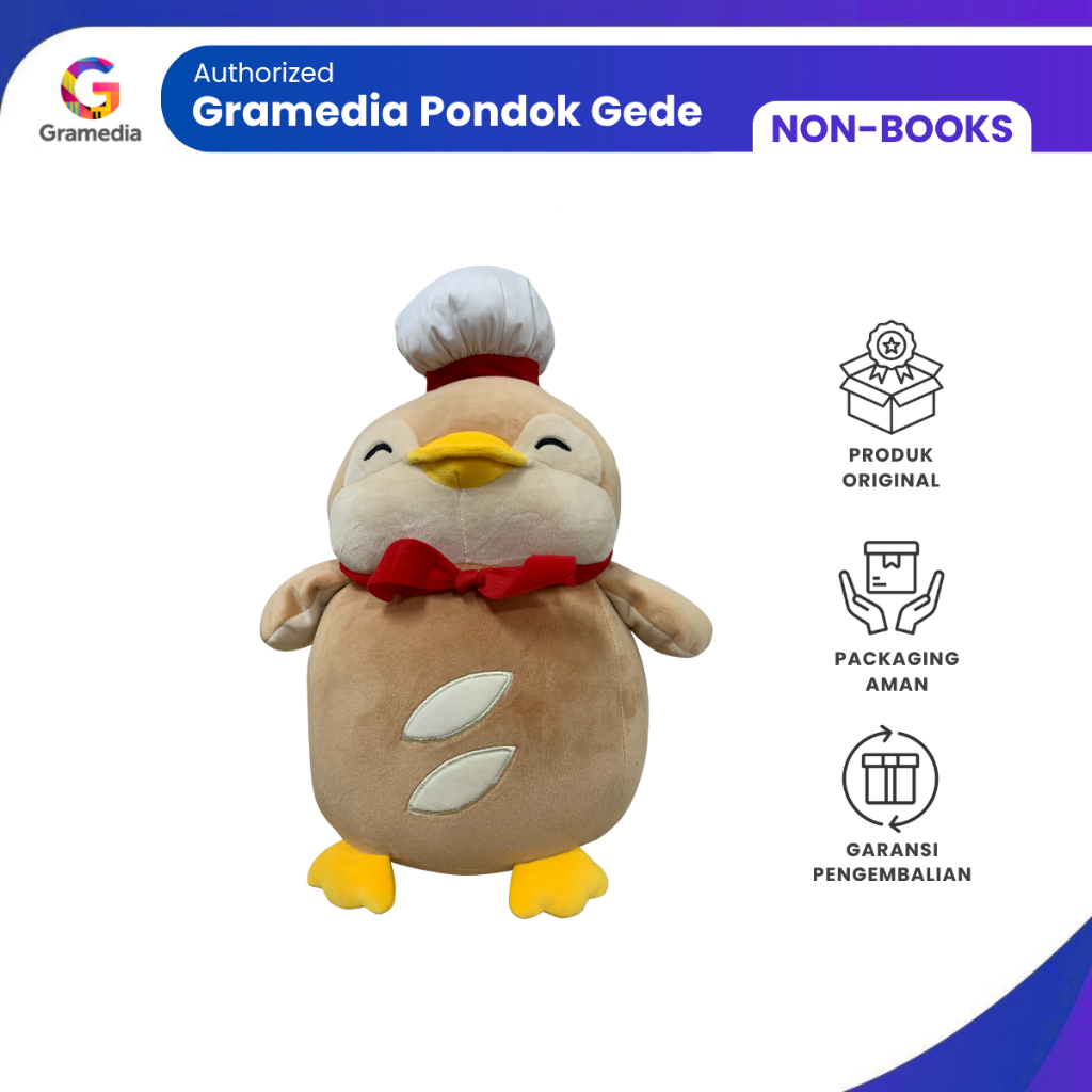 Gramedia Pondok Gede - CHERISH BEAR PENGUIN KOKI 12'' - CHERISH BEAR