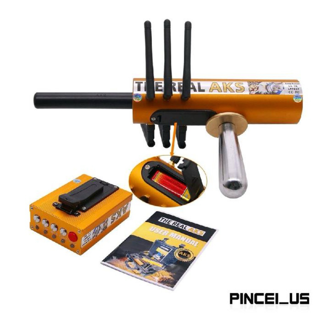 The Real Gold AKS Long Range Gold Detector 6 Antennas