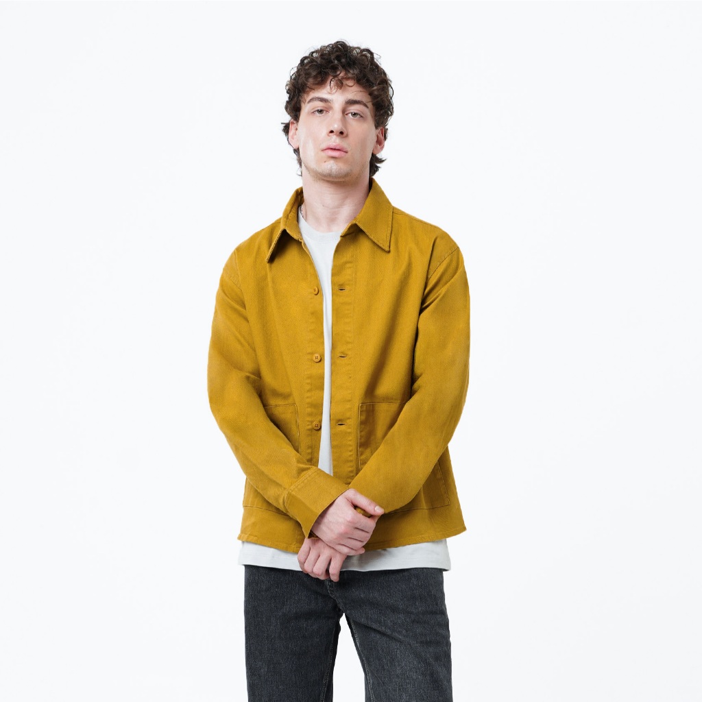 CELCIUS Collar Jacket LIN001642C Mustard