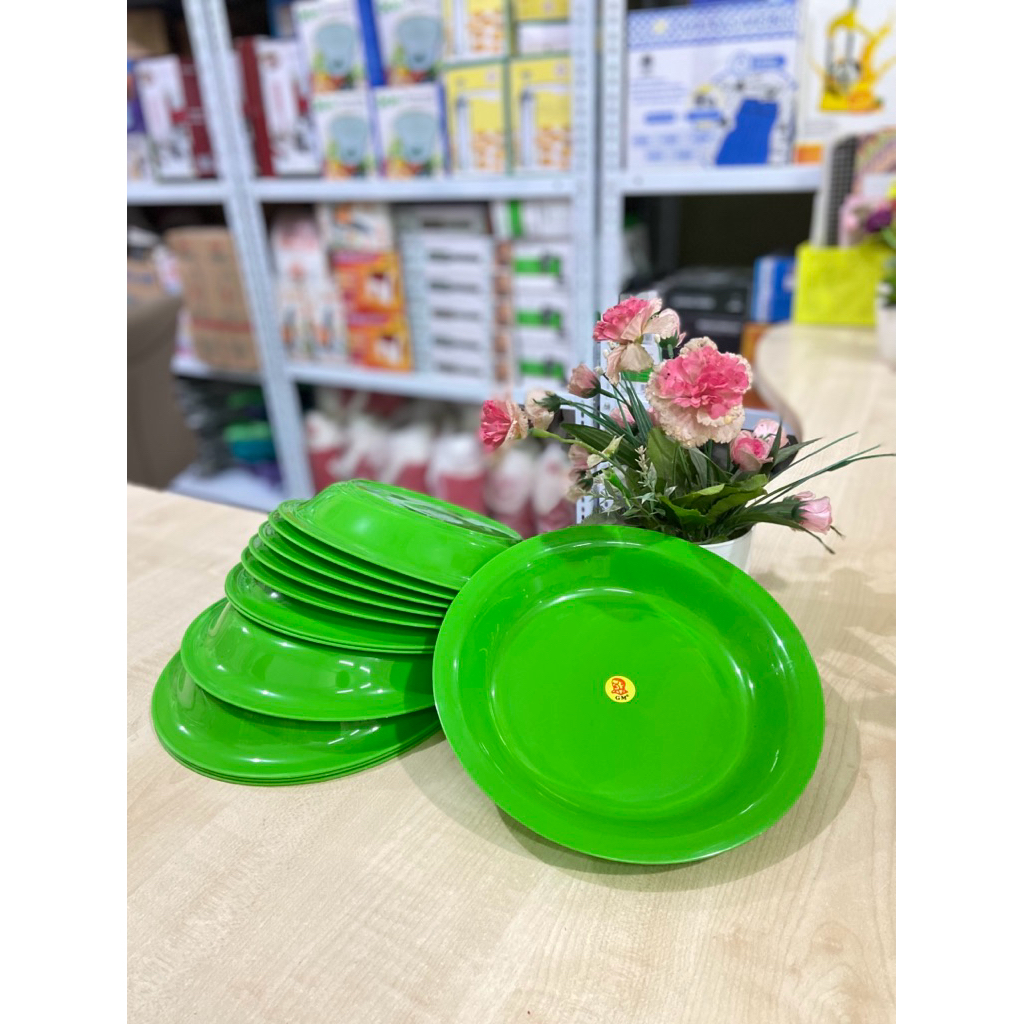 Piring Makan Plastik GM 23cm