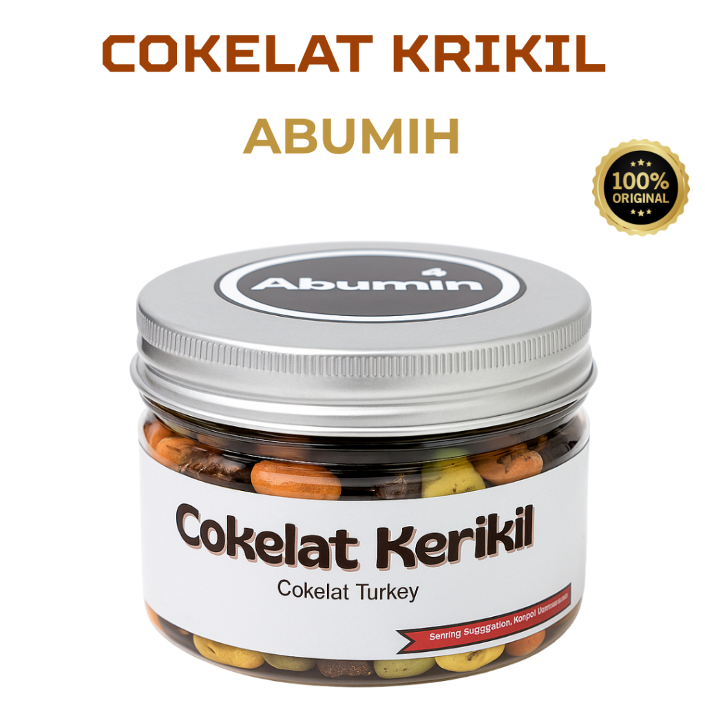 Abumih Cokelat Krikil Arab Cokelat Kerikil Toples Cokelat Turki original