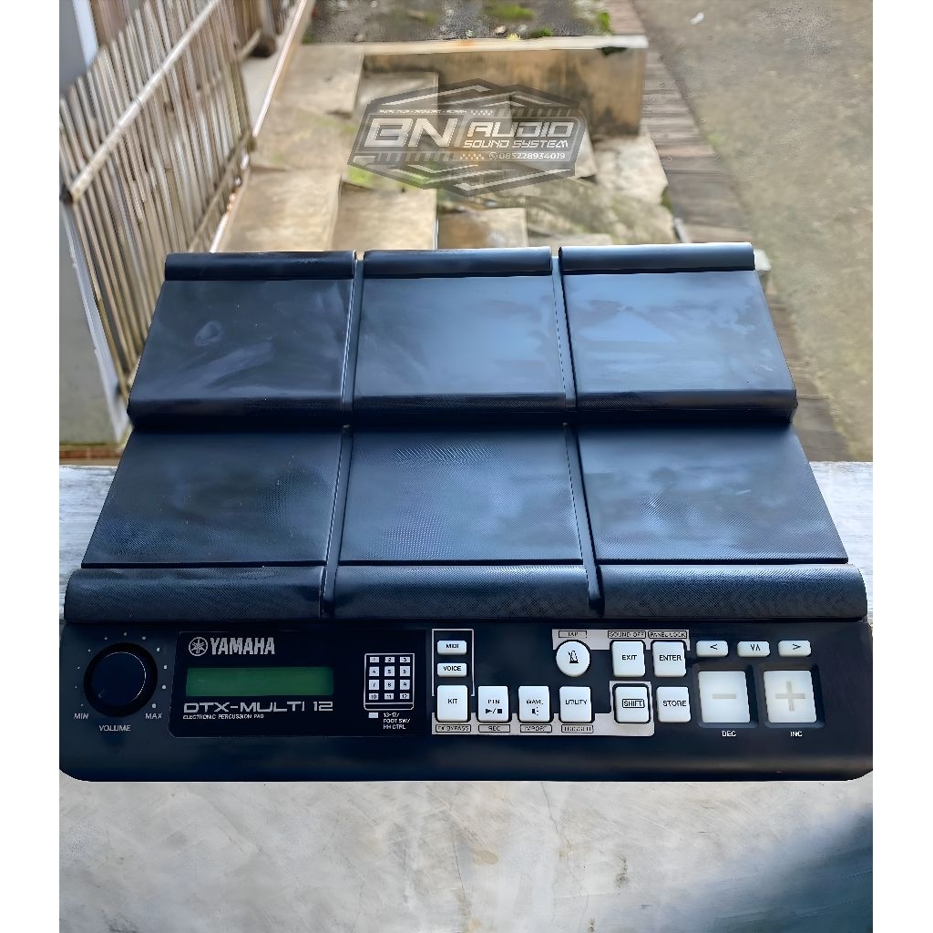 YAMAHA DTX MULTI 12 SECOND MULUS NO MINUS + STAND PEDAL SAMPLING SIAP PAKAI
