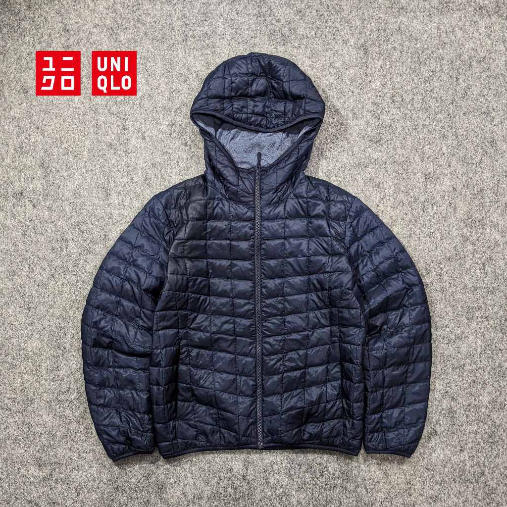 Uniqlo Puffer Down - Jaket Outdoor Pria Winter Musim Dingin Second Bekas Original - JB104