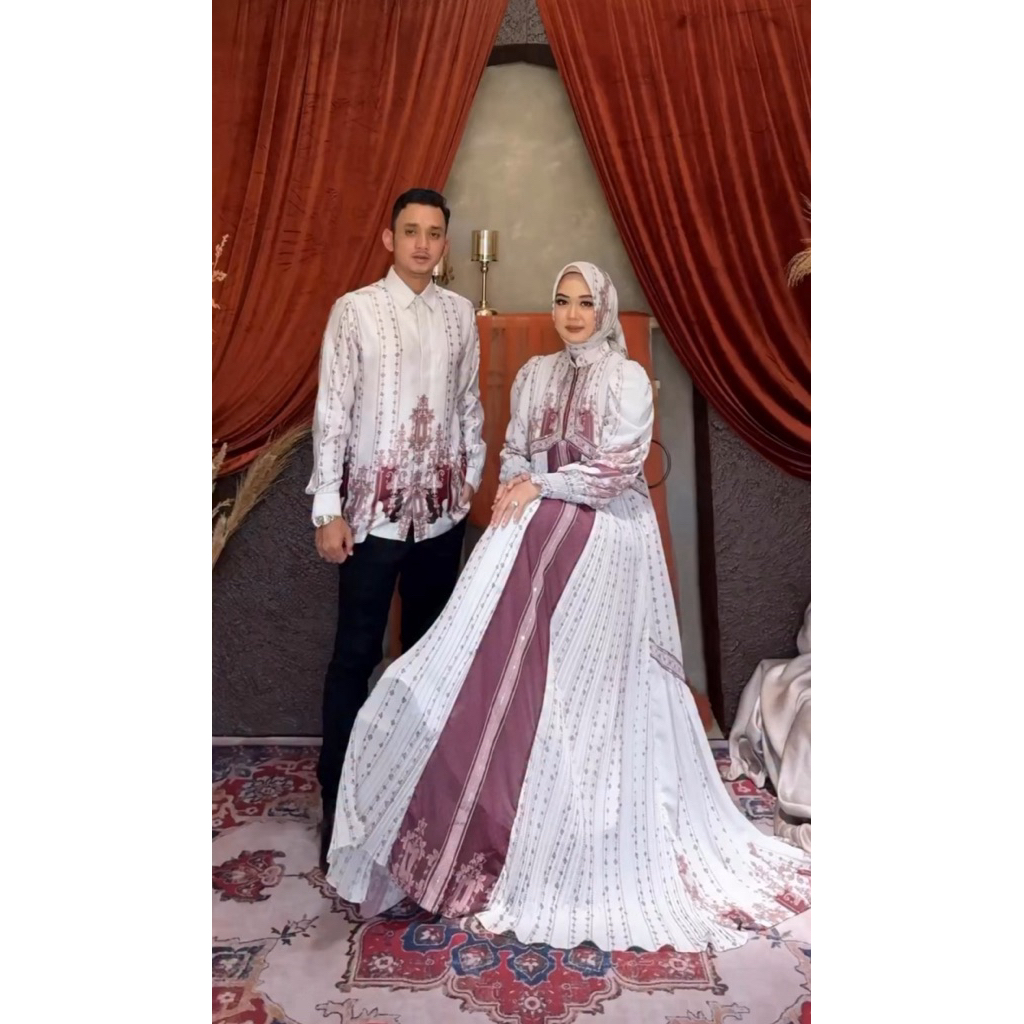 Gamis syari brand Aurakay set koko gamis set koko syari branf sracft aurakay/ gamis aurakay