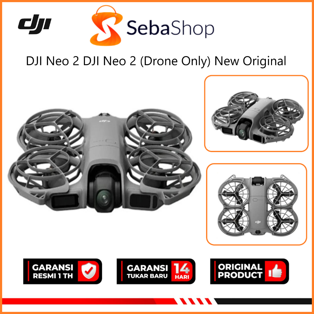 DJI Neo 2 DJI Neo 2 (Drone Only) New Original - DJI Neo 2 DJI Neo 2 (Drone Only) Garansi TAM