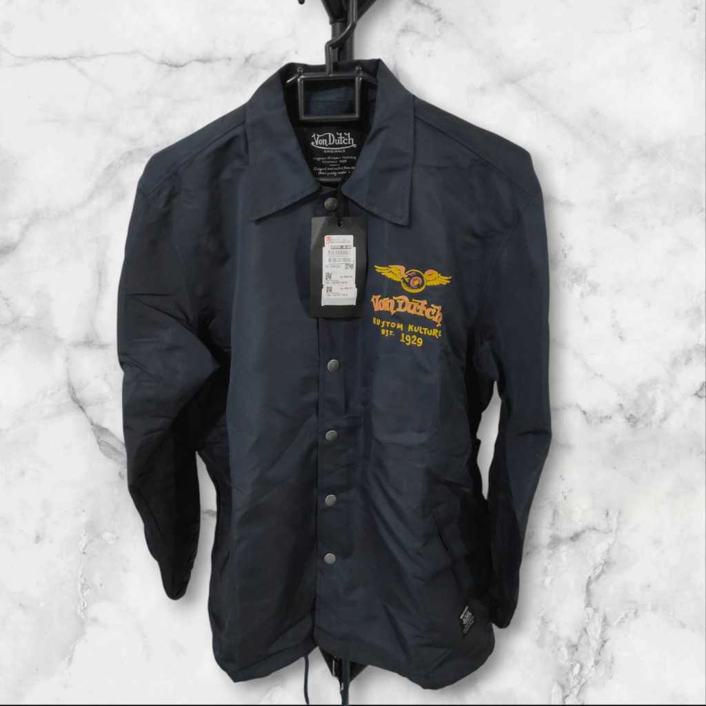 Jaket Pria Von Dutch 1334 Original - Outerwear Jacket Branded Mall - Jaket Hangat - Jaket Touring - 