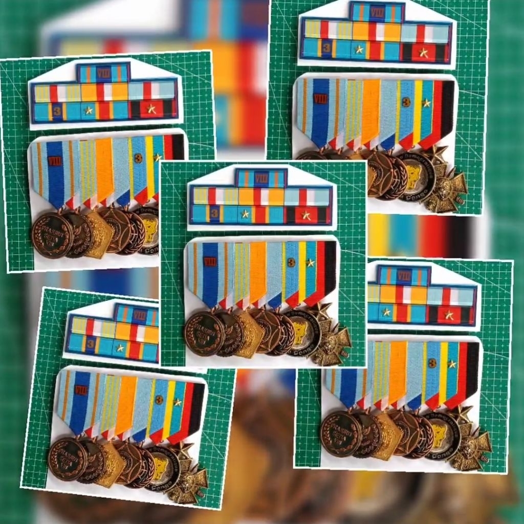 (CUSTOM) PITA JASA/TANDA JASA/SATYA LENCANA PDH & PDU MEDALI TNI AU, AD, AL/POLRI/ASN/PRAMUKA