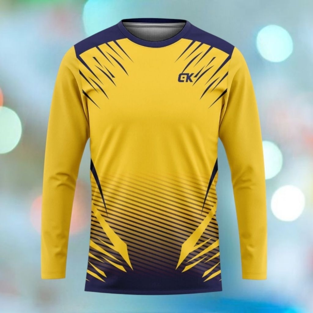 ATASAN TRAINING LENGAN PANJANG FULL PRINTING PRIA DAN WANITA BAJU OLAHRAGA TANGAN PANJANG KEKINIAN K