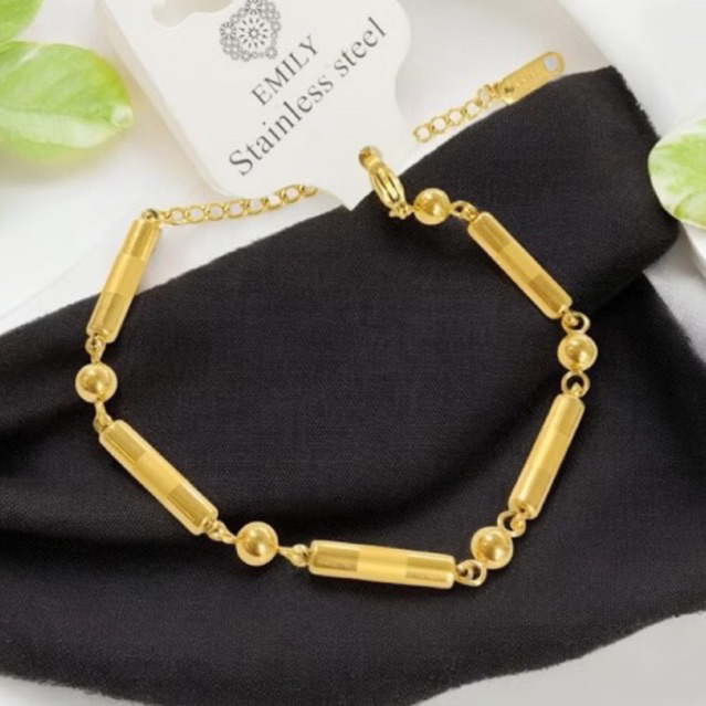 Gelang Titanium bambu