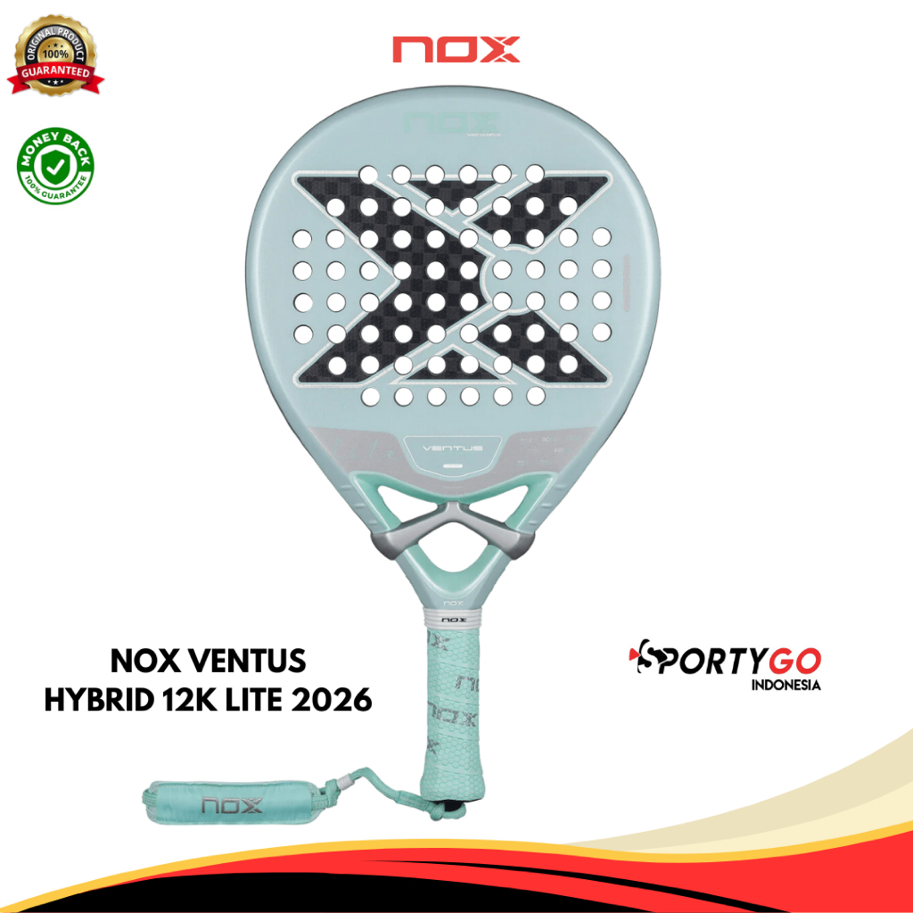 Padel Racket NOX VENTUS Hybrid 12K Lite 2026 | Raket Padel NOX