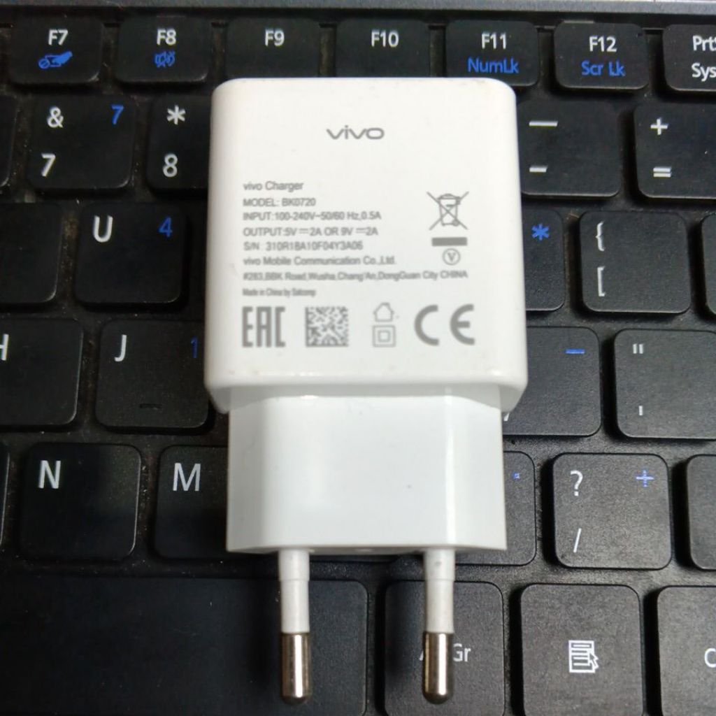 batok charger Vivo 18 Watt fast charging original copotan