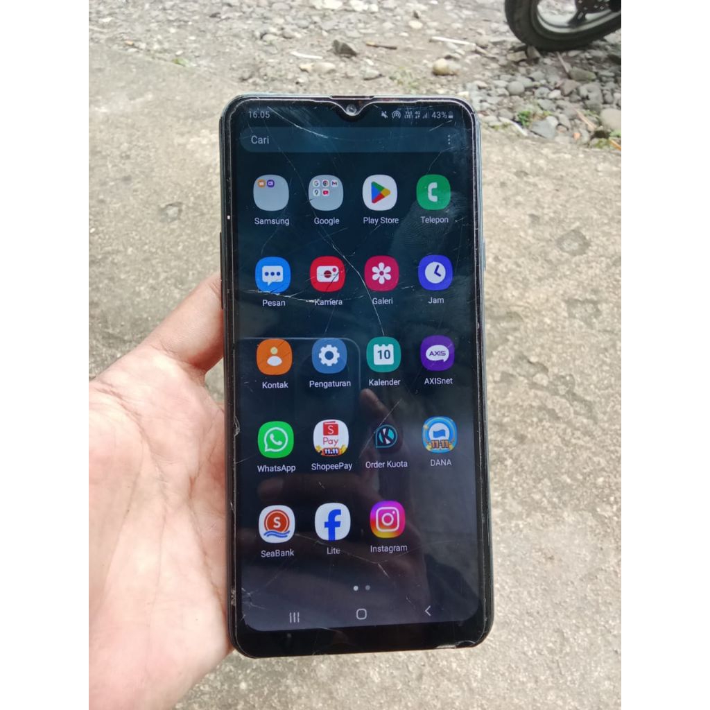 Samsung a20s 3 32gb mesin normal segel awet