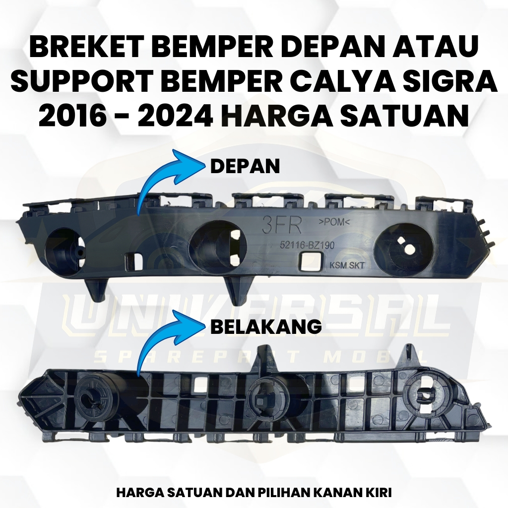 Breket Bemper Depan Atau Support Bemper Calya Sigra 2016 - 2024 Harga Satuan