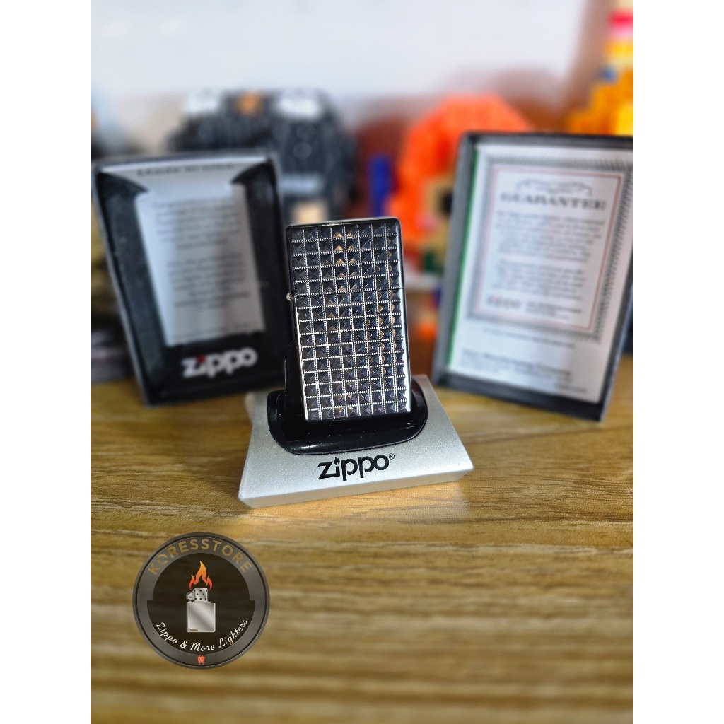 ZIPPO SLIM SERIES BLACK DIAMOND ORIGINAL MADE IN USA / Zippo Original USA 100%