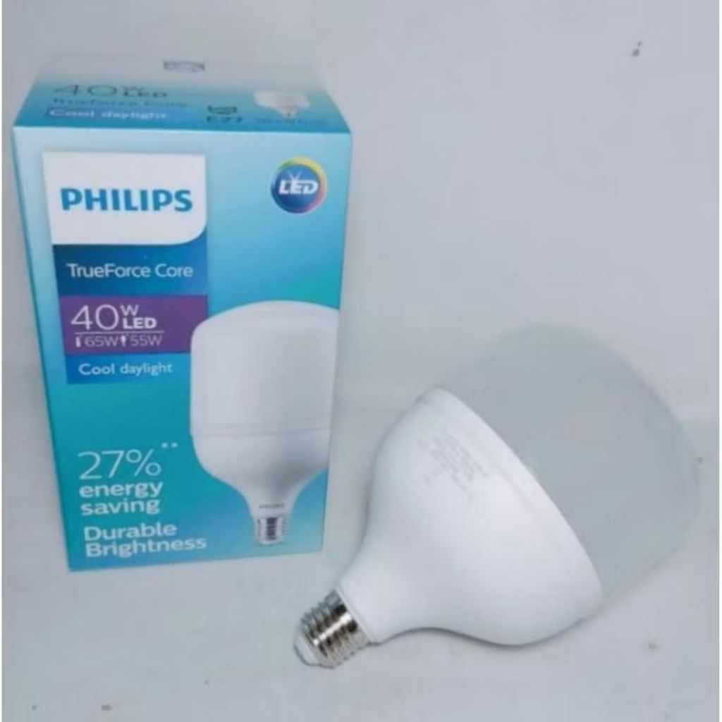 Lampu Philips LED 40watt Bercahaya Putih Sangat Terang