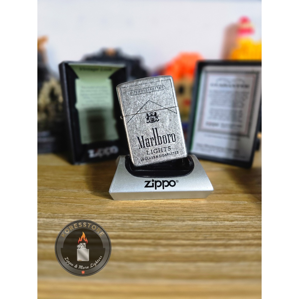 Zippo Premium Brass Armor 1932 Lighter With Seal Orange Original