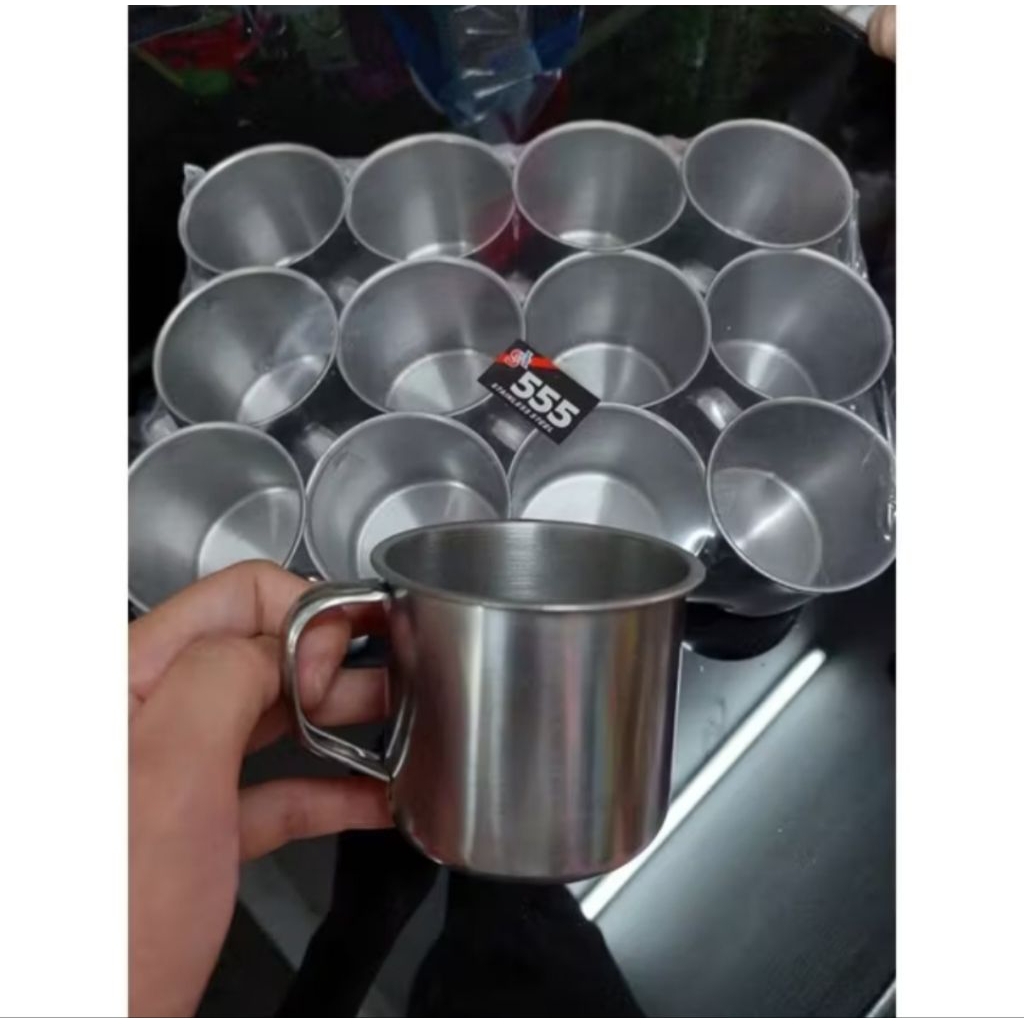 Gelas Kopi Stainless / Cangkir Kopi Stainless