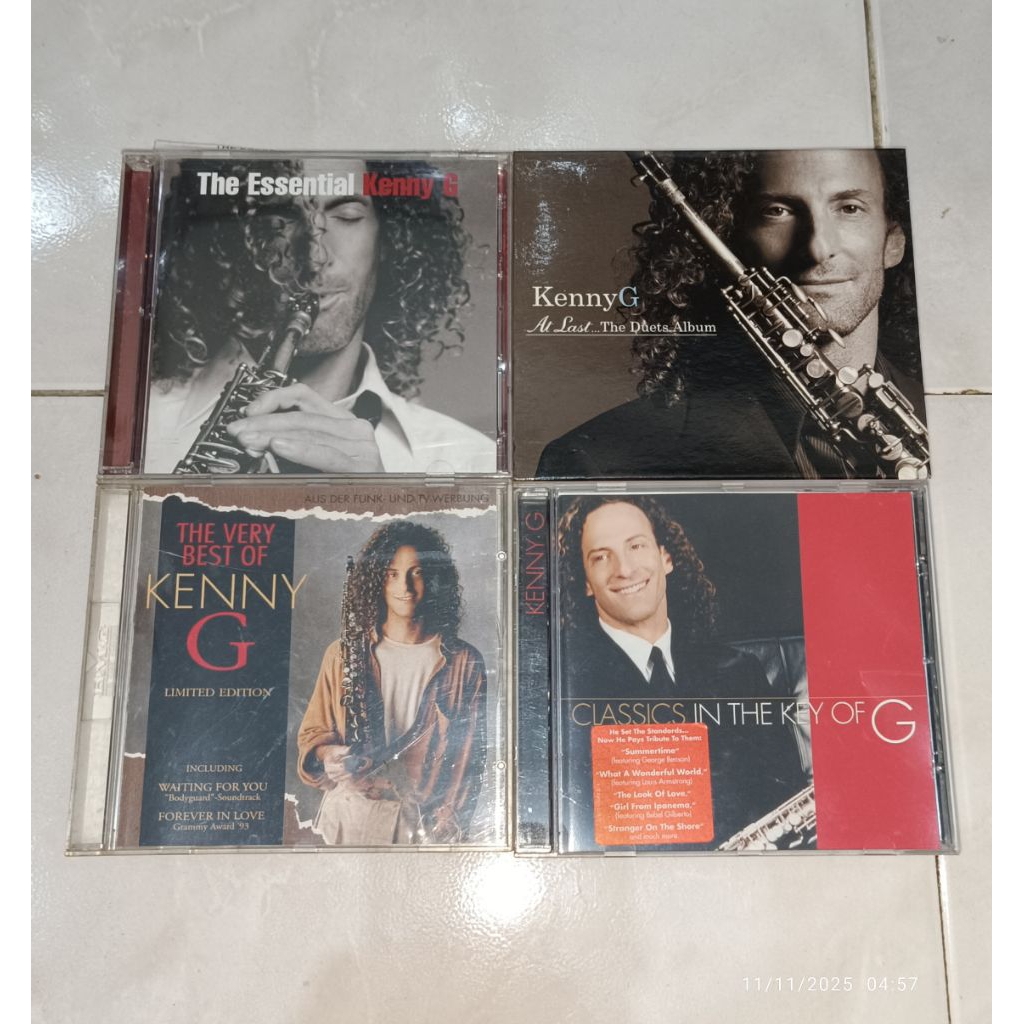 cd KENNY G album The Essential (2 disc) / At Last... The Duets Album (2 disc) / The Very Best Of / C