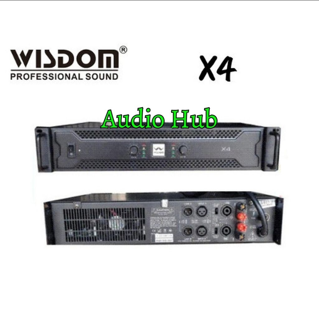 Power Amplifier Wisdom X4 / X 4 Original 2 Channel