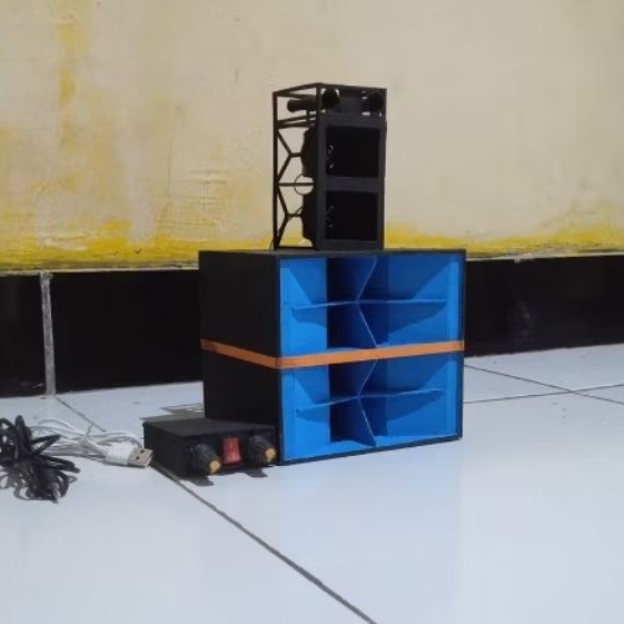 Paket miniatur sound sistem box kimochi