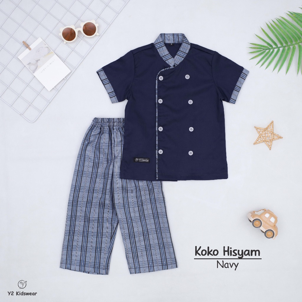 Baju Koko Anak Muslim Hisyam by Y2 Kids