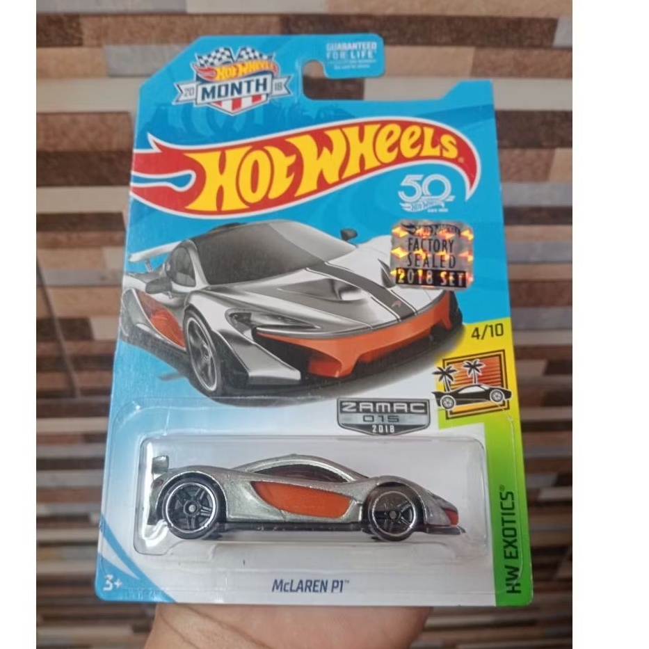 Hot Wheels McLaren P1 Zamac Factory Sealed 2018 - free protector