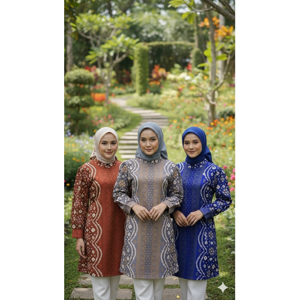 Tunik Jumputan Palembang