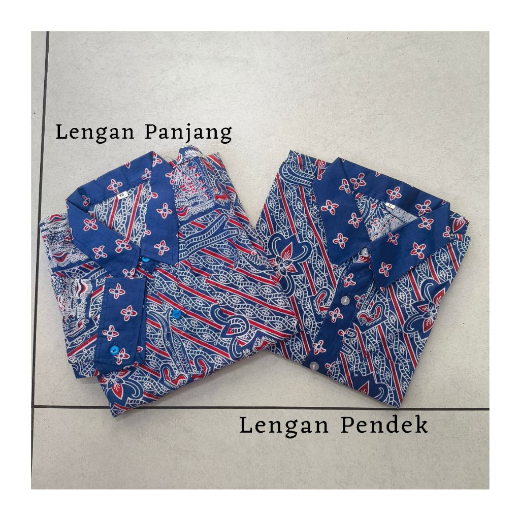 Seragam Atasan Batik SMP Ponorogo|| Kemeja Lengan Panjang & Hem Lengan Pendek Batik SMP Ponorogo