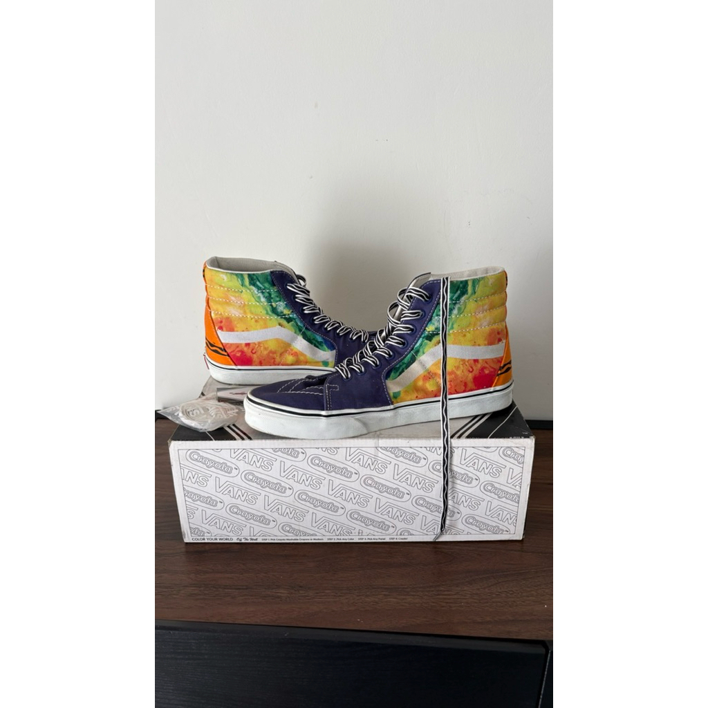 SEPATU BEKAS/SECOND (Sk8-HI) VANS X CRAYOLA - SIZE/UKURAN 43 EUR