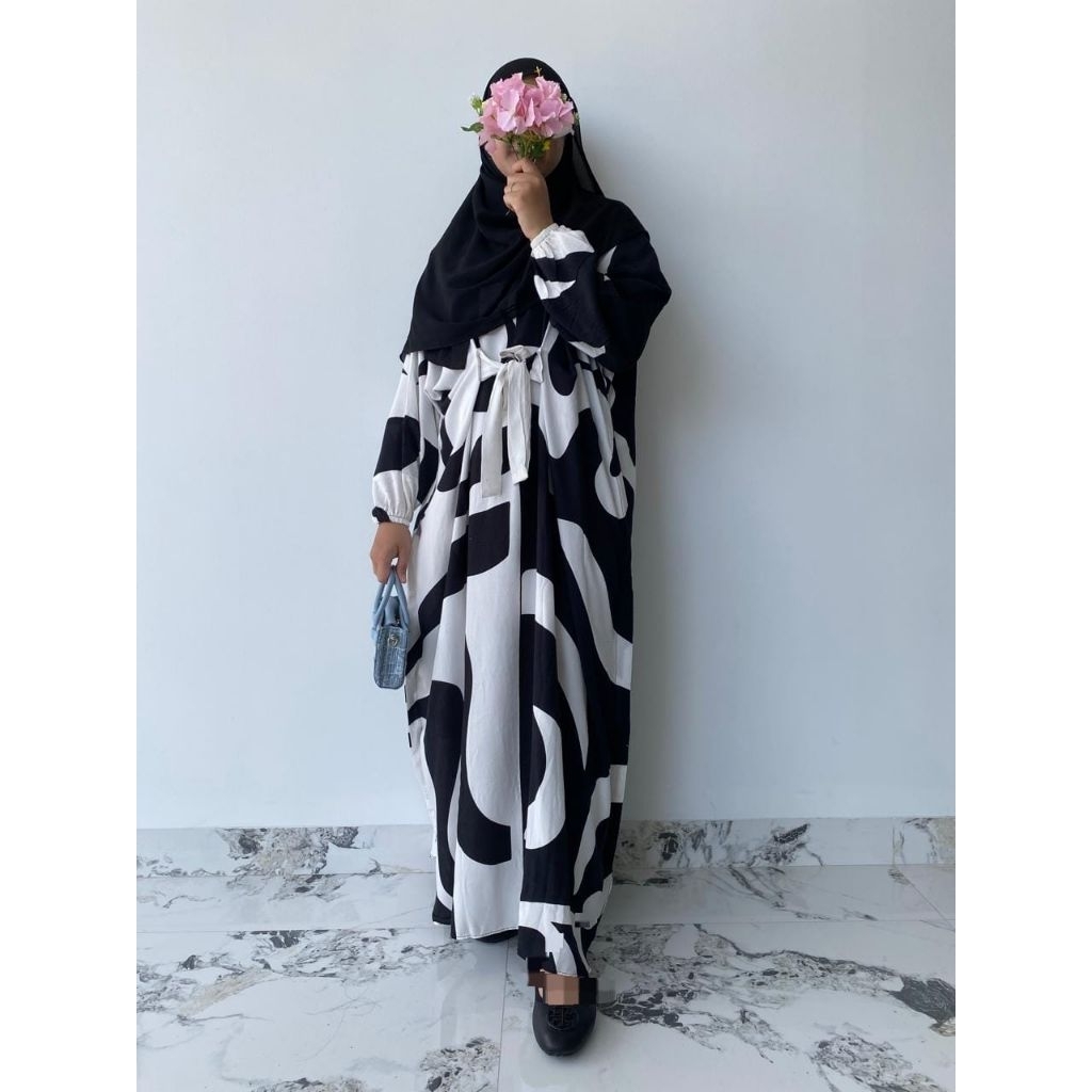 KAFTAN KANIA RAYON JUMBO PREMIUM HOMEDRESS KEKINIAN VIRAL