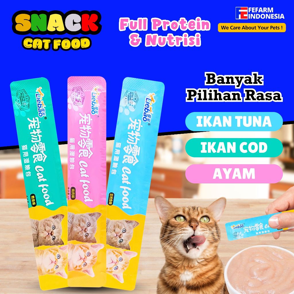 Vitamin Bulu Kucing / Bulu Rontok Kucing Snack Kucing FEFARM