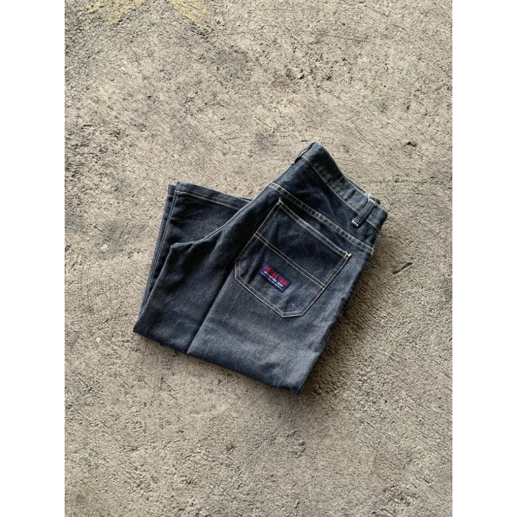 Y2k Power Two Jorts Silver