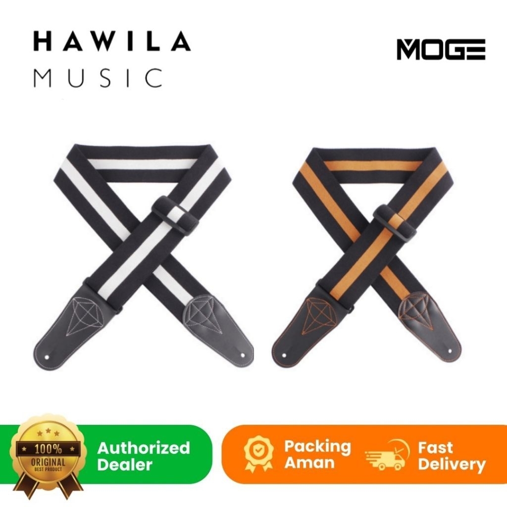 Tali Strap Gitar Moge RHS 30 RHS30 Strap Gitar Bass Moge RHS31 RHS 31 Selempangan Gitar Kuat Kokoh