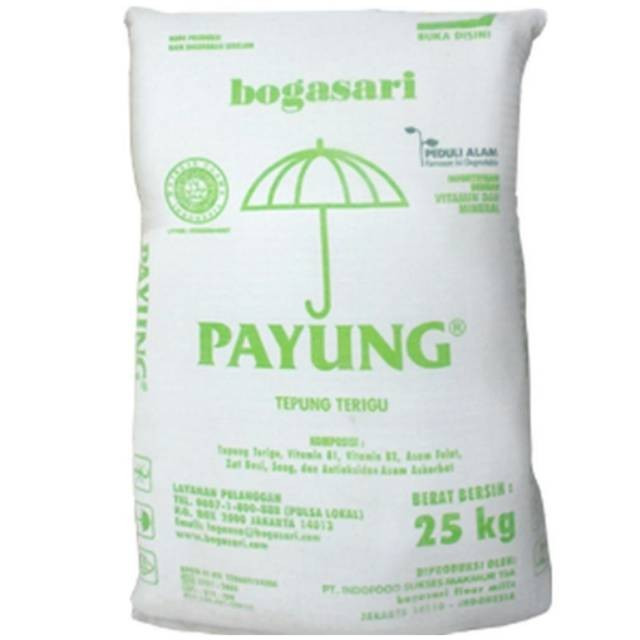 Tepung Terigu Bogasari Payung 25kg