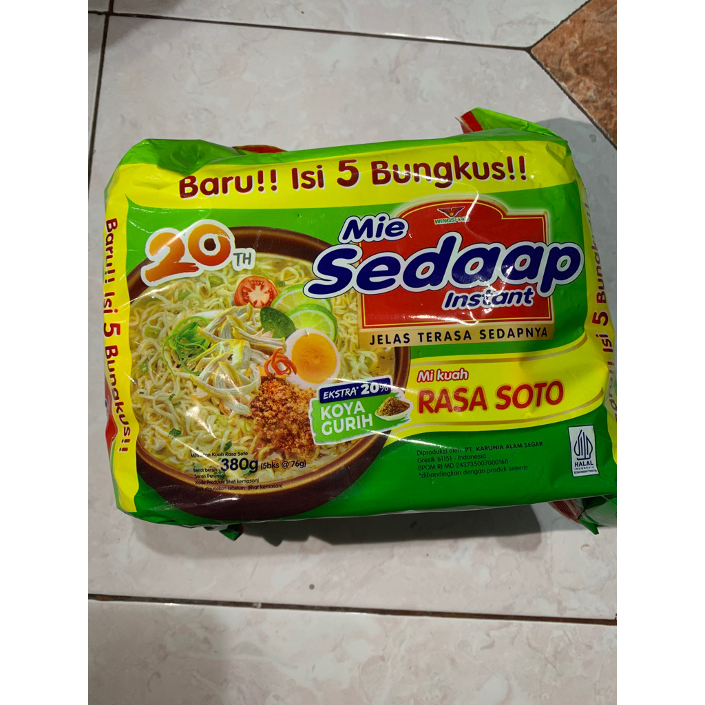 MIE SEDAP SOTO(isi5)
