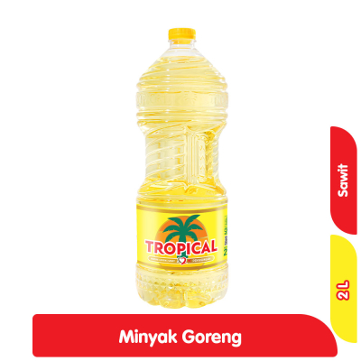 Minyak Goreng Tropical Botol 2 Liter-Tropical Minyak Goreng Botol 1 Liter-Minyak Goreng Tripical Pro