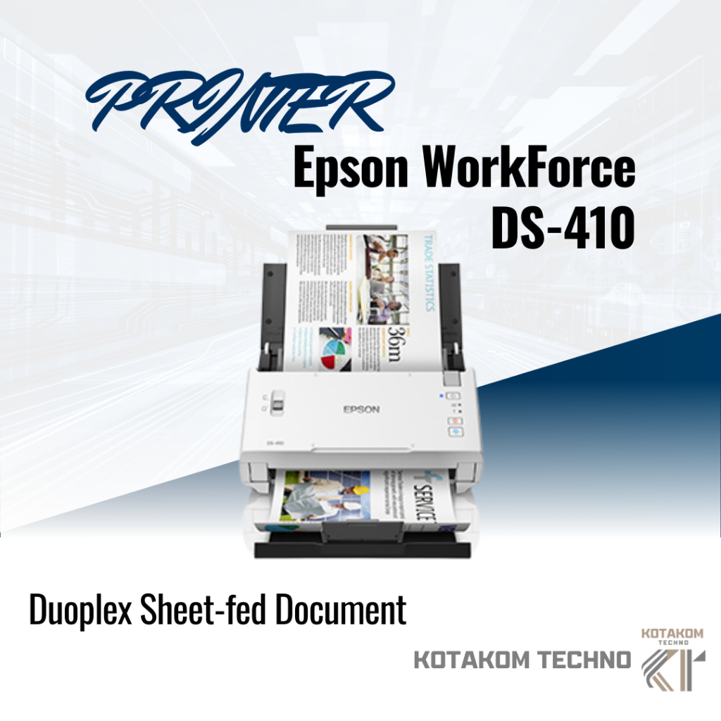 PRINTER EPSON Scanner WorkForce DS-410 A4 / Duplex Sheet-fed Documen