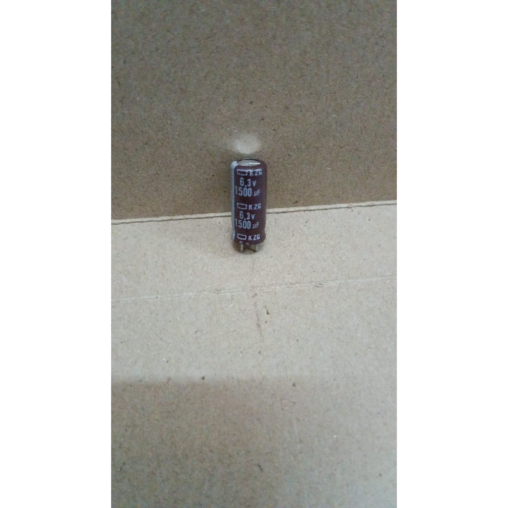 6378 kapasitor elco 1500uf 1.500uf 1500 1.500 uf 6.3v 6,3v 6v3