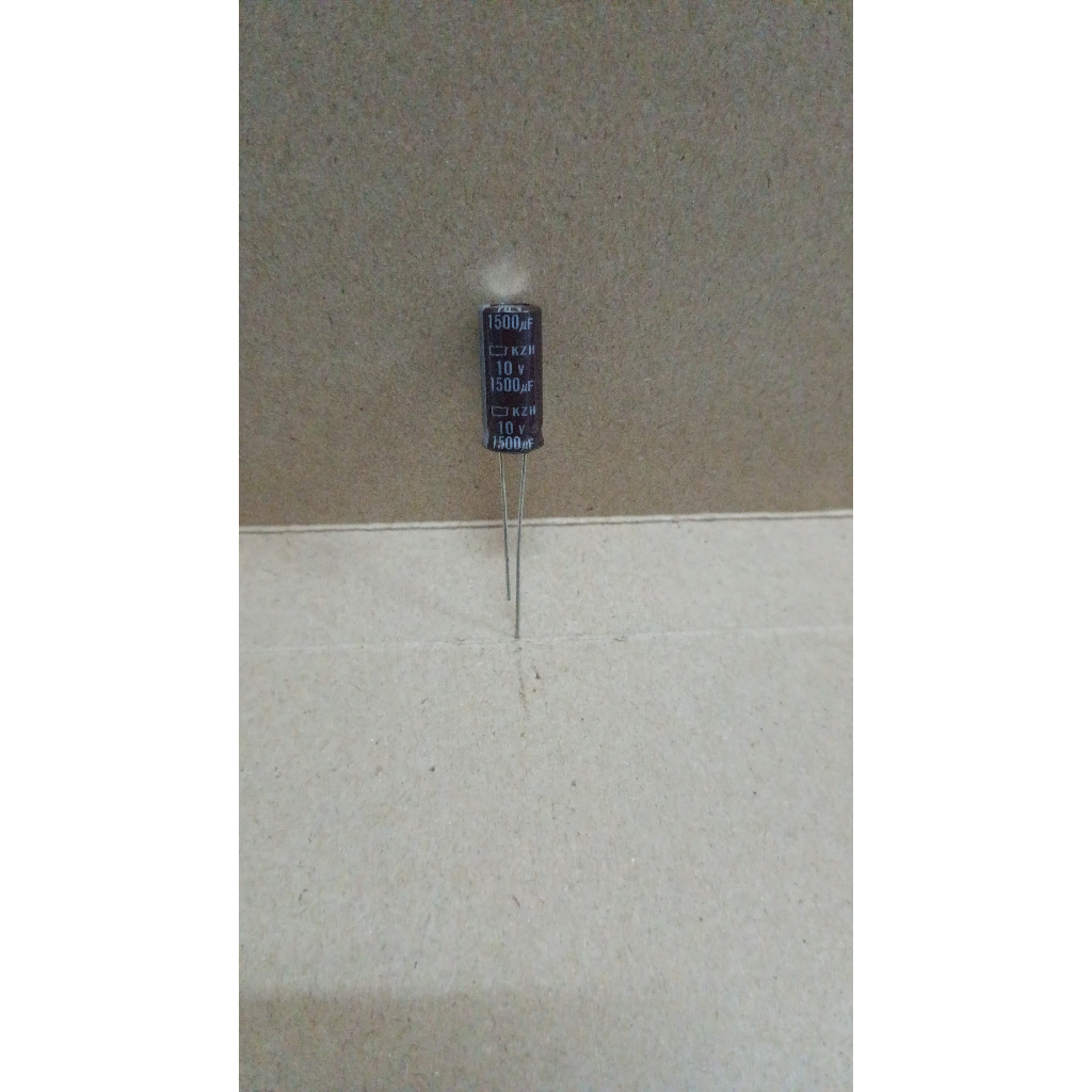 6374 kapasitor elco 1500uf 1.500uf 1500 1.500 uf 10v 10volt nippon