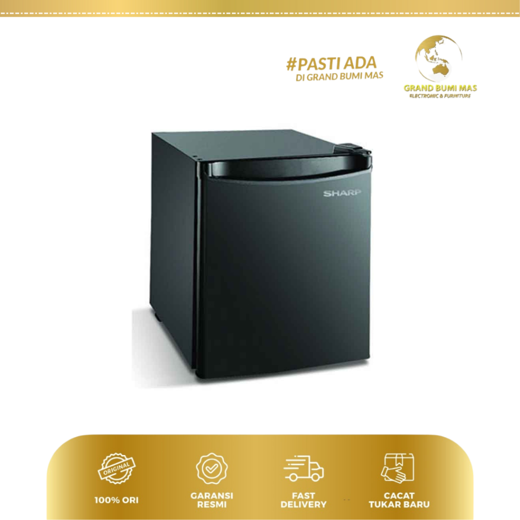KULKAS 1 PINTU MINI BAR 50 LITER SHARP SJ-50MB-XB