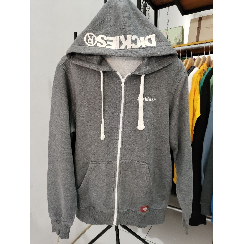 Hoodie Zipper Dickies Spell Out Original