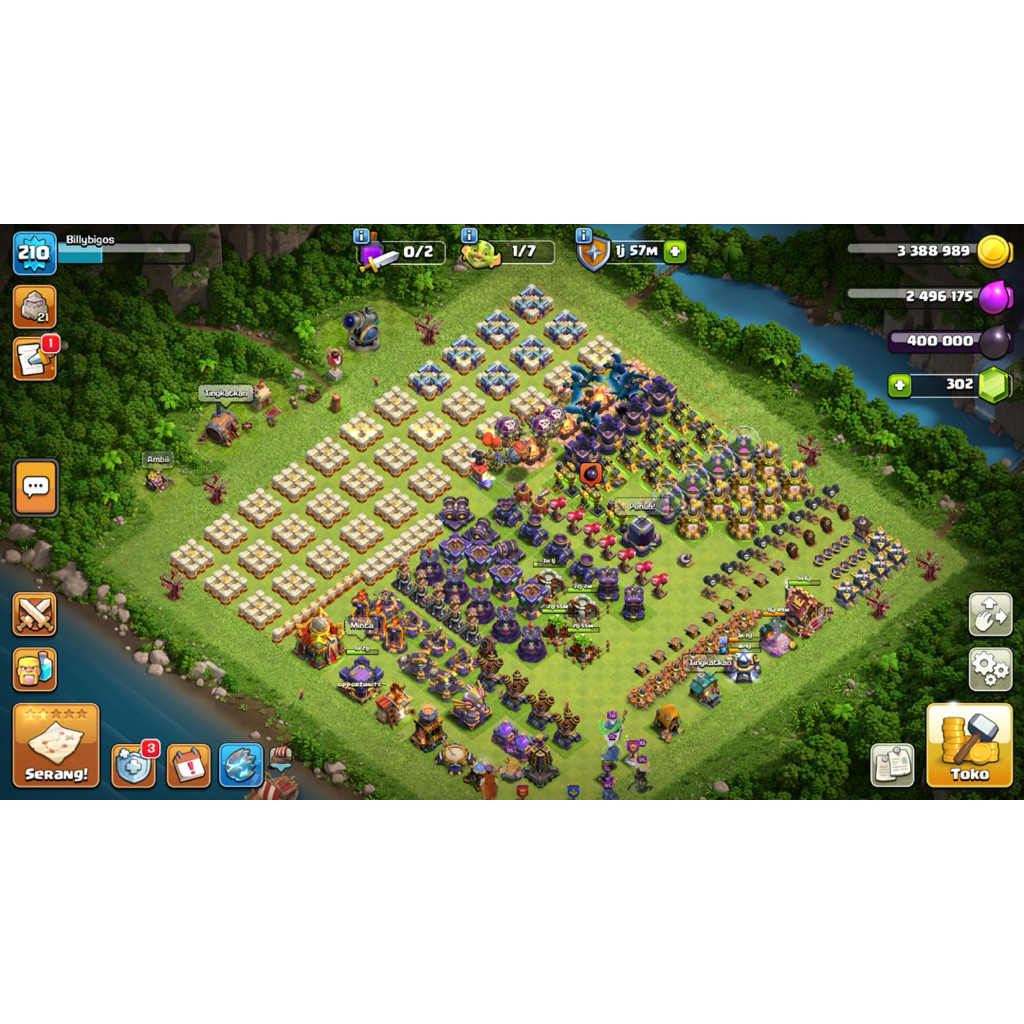 Akun coc TH 16