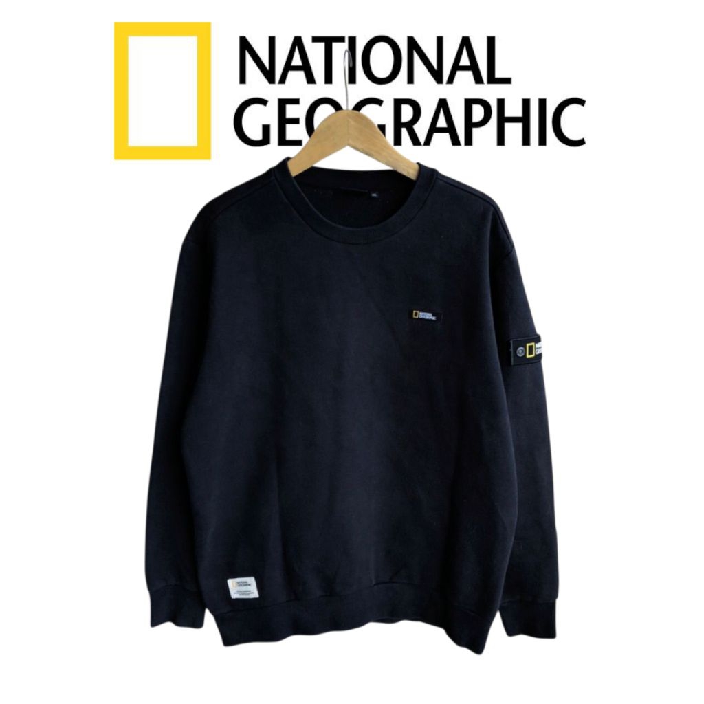 crewneck national geographic patch original
