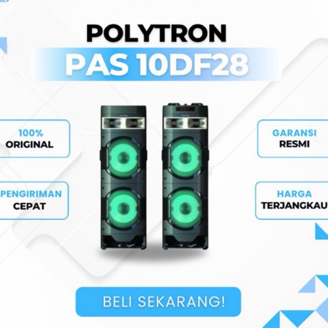 POLYTRON Active Speaker PAS 10DF28 Bluetooth Mic