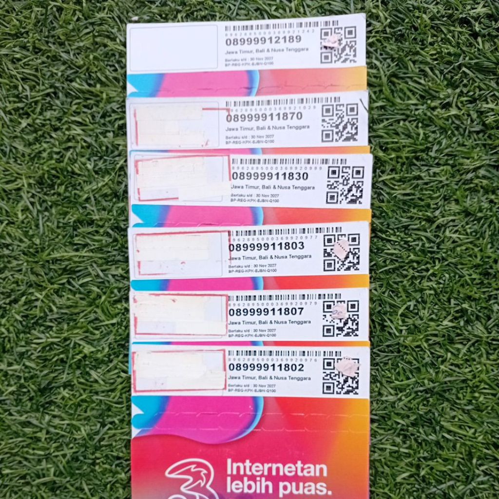 Nomor cantik kartu perdana Tri promo murah 08 9999 10 xx