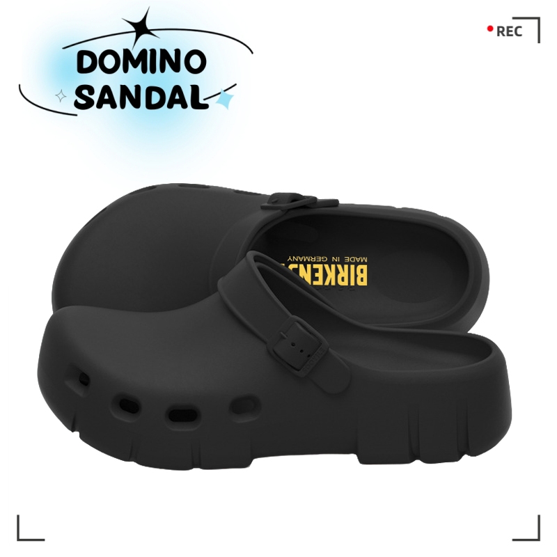 Sandal Pria Keren Sandal Boston Wanita Sandal Karet Unisex Jumbo Besar Kekinian 36-44