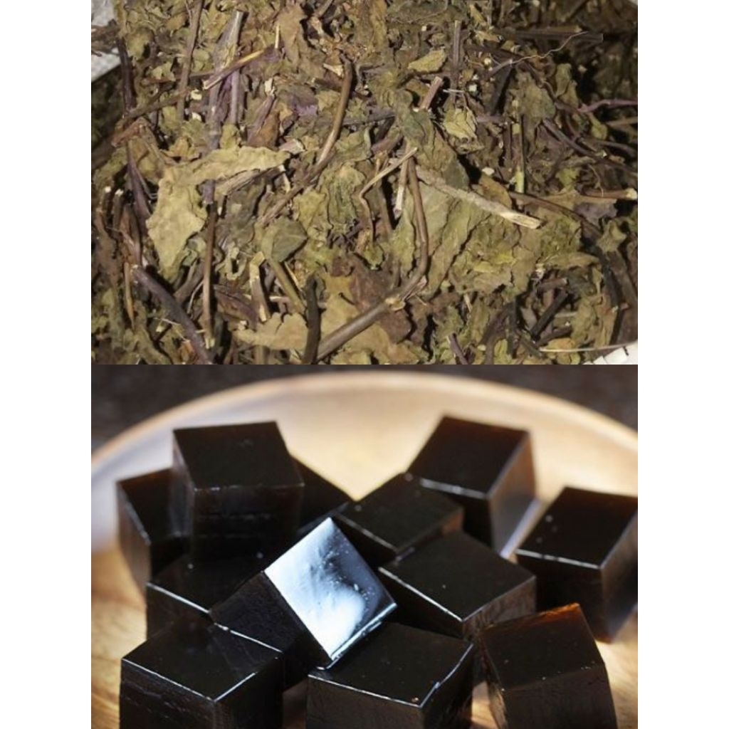 Daun cincau hitam kering / janggelan