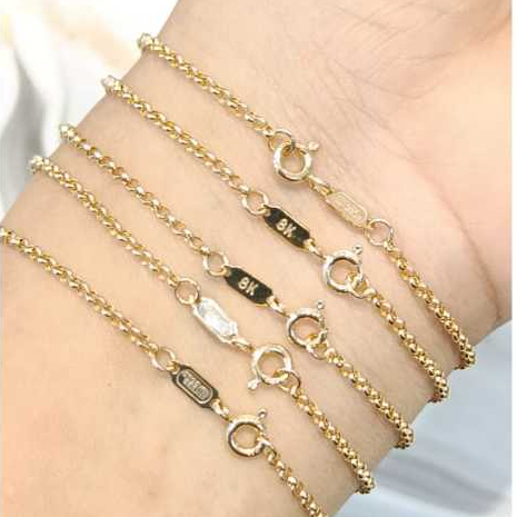 EMAS MUDA| GELANG TANGAN RANTAI MARCOPOLO KADAR 375%